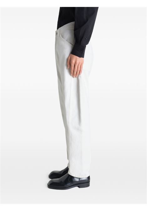 twisted workwear pants unisex white LEMAIRE | PA1102 LD1070WH086